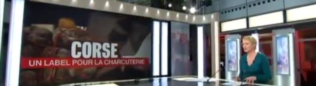 La Charcuterie de Corse AOC au 13H de France 2