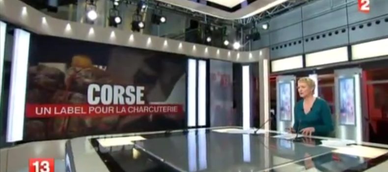 La Charcuterie de Corse AOC au 13H de France 2